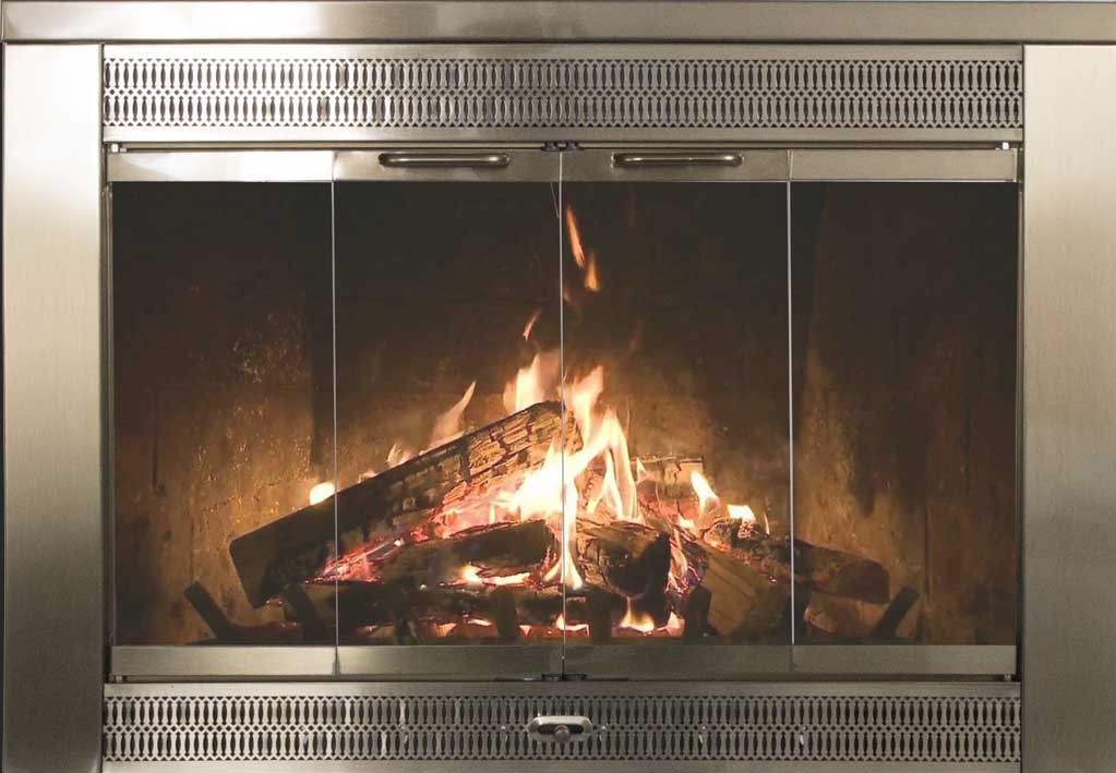 Thermo Rite Regal Glass Fireplace Door